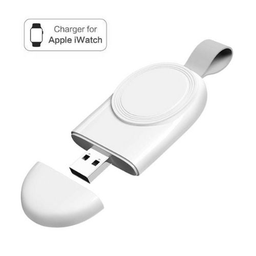 Wireless charger for Apple iWatch on a white background
